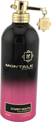 Montale Paris Starry Nights Duftprobe im schwarz-pinken Parfumflakon mit goldener Sprühkappe