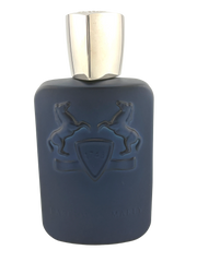 Parfums de Marly Layton Duftprobe im dunkelblauen Parfumflakon mit silberner Kappe